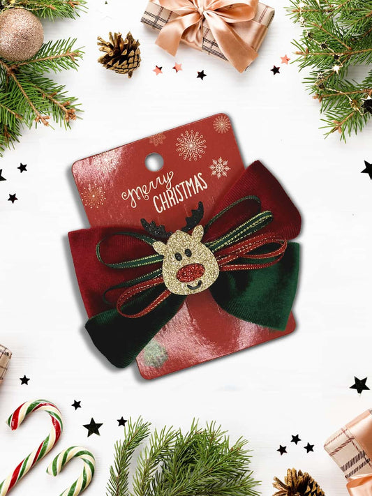 Starry Reindeer Hair Clip